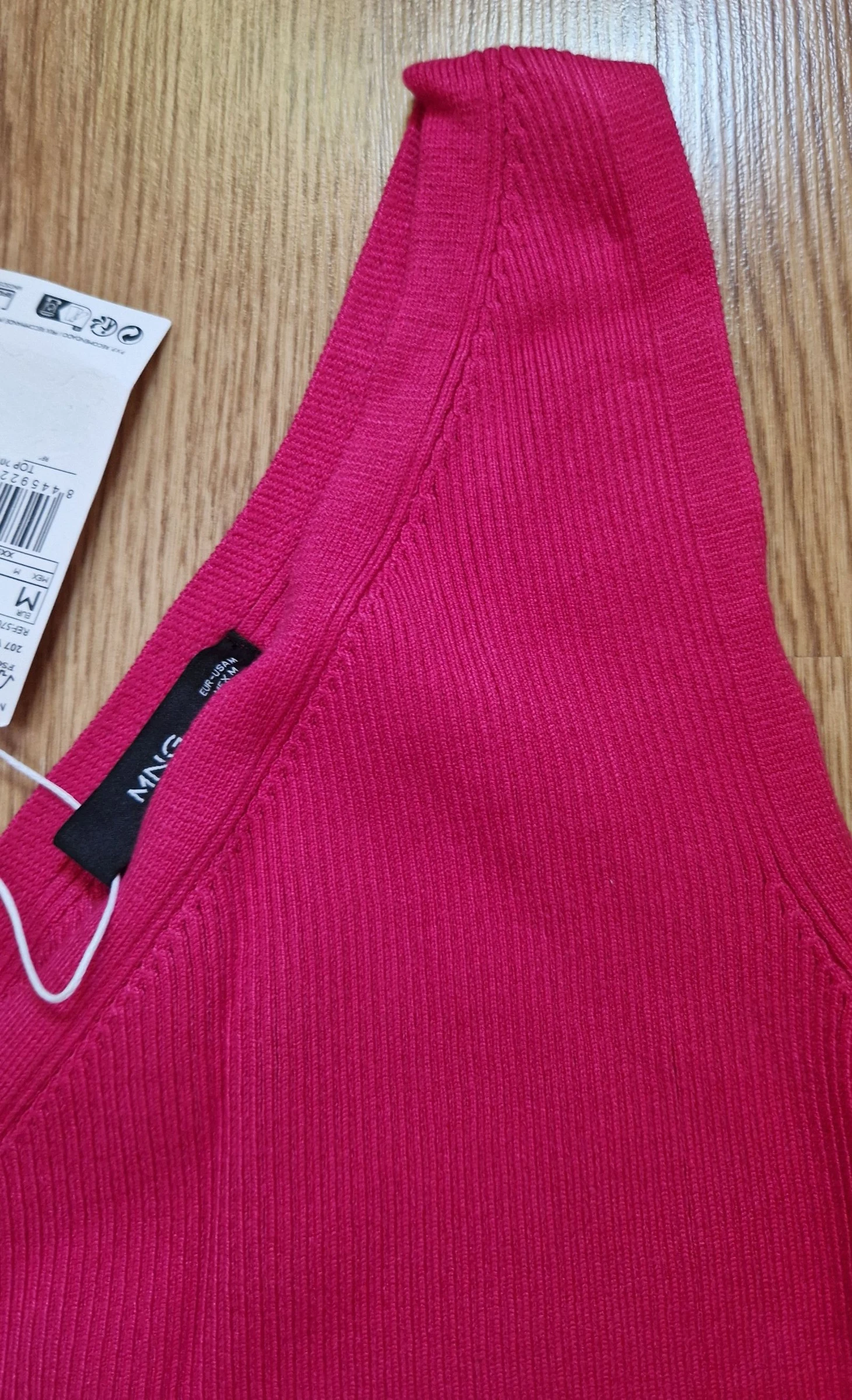 Fuchsia roze asymmetrische top Mango NIEUW – photo 6